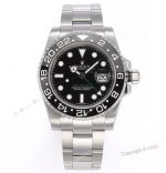 Swiss Grade JVS Factory Repliaca Rolex GMT-Master II Cal.3186 'Bruce Wanye' Watch Black/Gray Ceramic